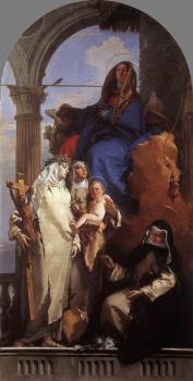 Giovanni Battista Tiepolo : The Virgin Appearing to Dominican Saints